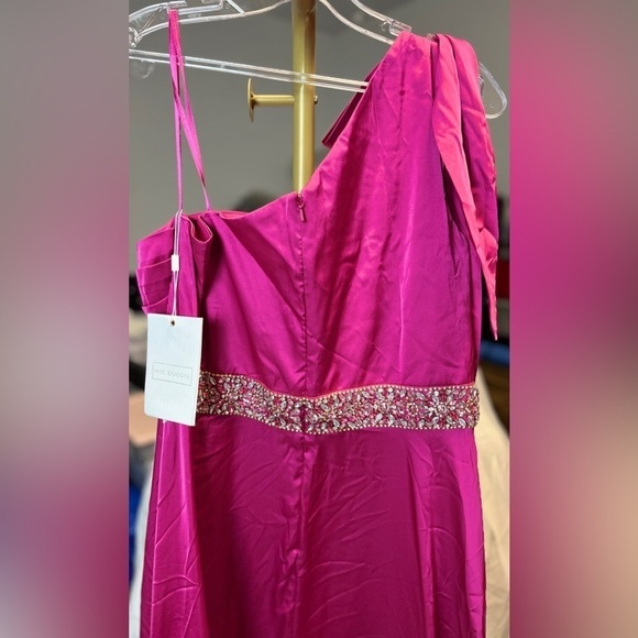 Mac Duggal 49576 High Slit One Shoulder Dress - Picture 7 of 13